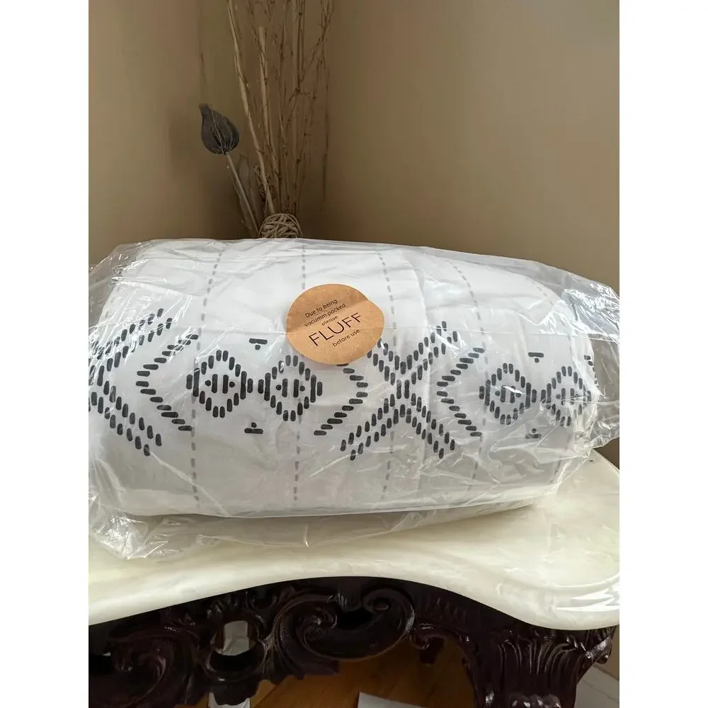 Patterned Down-Alternative Comforter Set